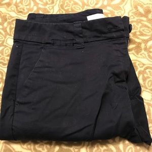 New York and company navy straight leg pants